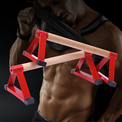 Beech Press 📐 – (Push-up Bracket Beech Parallel Bars) - ZAELUXE CRYSTAL